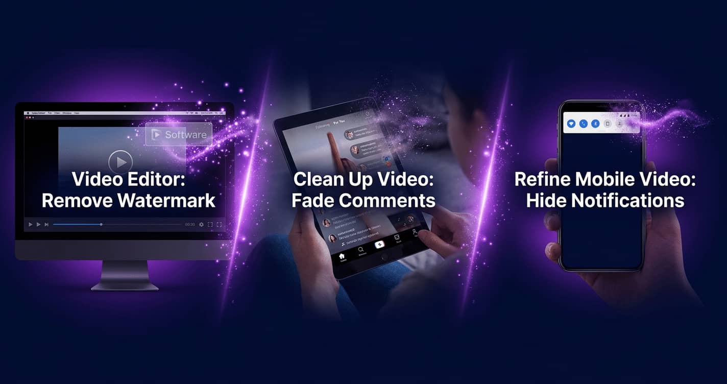 游戏UP主去水印实用场景