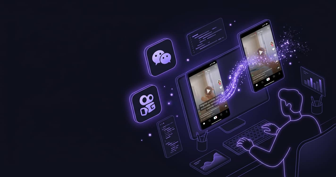 视频号快手去字幕教程封面