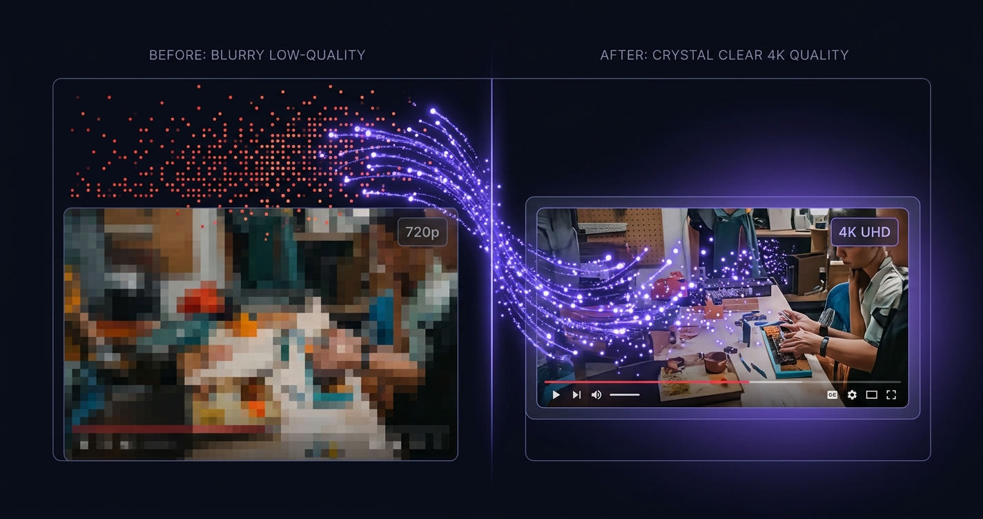 AI视频画质增强教程封面