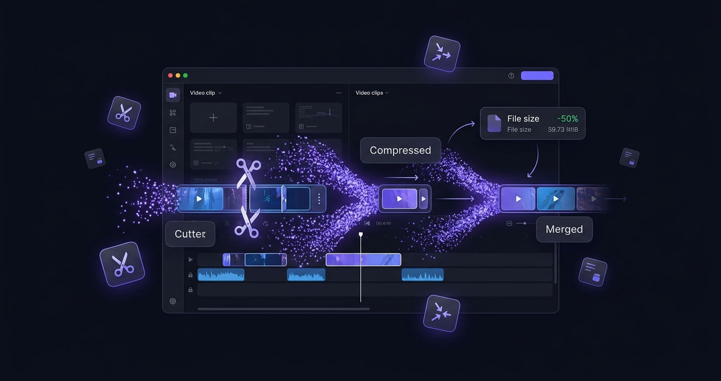 视频压缩分割拼接教程封面
